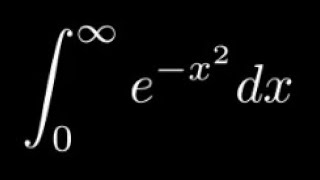 Feynman Integration Example 9  The Gaussian integral from 0 to infinity of ex2 dx [upl. by Asirral159]