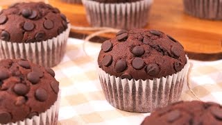 Muffins de Chocolate  Fáciles y Deliciosos [upl. by Yasmin161]