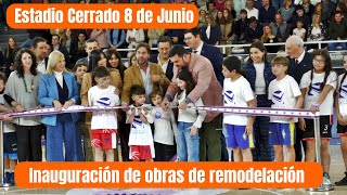 Reahabilitación de Obras en el Estadio Cerrado 8 de Junio [upl. by Solana]