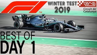 Formula 1 Best of TEST DAY 1 BARCELONA  F1 Cars with PURE ENGINE SOUND HD reupload [upl. by Norton]