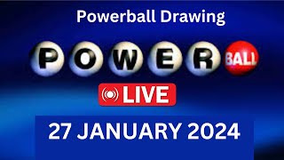 Powerball drawing live Results 27 January 2024  powerball drawing live today [upl. by Cohl]