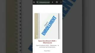 Open Enrollment 2025  Obamacare Ya comienzan las inscripciones abiertas 2025 seguros latinos [upl. by Barker747]