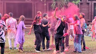 SALKO PATA TAPARI HUNE NEPALI SONG DANCE  HOLI IN BANGLADESH  NEPALI IN DHAKA BANGLADESH [upl. by Biegel427]