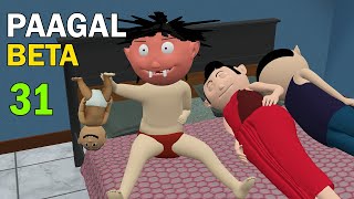 PAAGAL BETA 31  Jokes  CS Bisht Vines  Desi Comedy Video  School Classroom Jokes [upl. by Airednaxela]