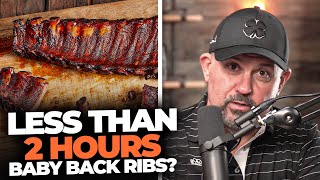 The QUICKEST Smoked Baby Back Ribs You’ll Ever Make [upl. by Gerfen]