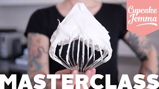 THE SECRET To Perfect Meringues Tutorial amp HowTo  3 Way Meringue Masterclass  Cupcake Jemma [upl. by Knowling782]