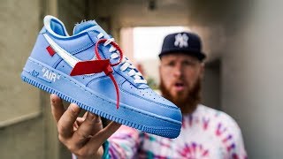 ARE THE OFF WHITE NIKE AIR FORCE 1 MCA WORTH THE HYPE [upl. by Danell]