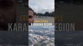 Exclusive NagornoKarabakh mass exodus AJ shorts [upl. by Nerty673]