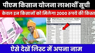 PM Kisan Beneficiary List 2024 ll 2024 PM Kisan Beneficiary List  Check Your Payment Status Now [upl. by Savil986]