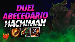 HACHIMAN EL BUFF FUE DEMASIADO  Warchi  Smite Duel Abecedario S10 [upl. by Diane-Marie644]