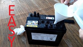 How To Top Up A Car Battery [upl. by Lusar]