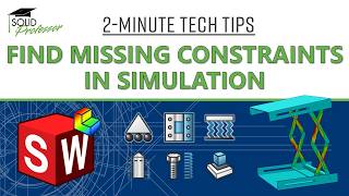 Inadequate Constraints Error in SOLIDWORKS Simulation [upl. by Placeeda]