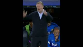 Koeman reaction to Fatis mistake😠 [upl. by Hsemin990]