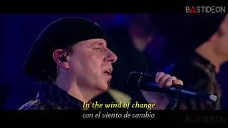 Scorpions  Wind Of Change Sub Español  Lyrics [upl. by Ymeon619]