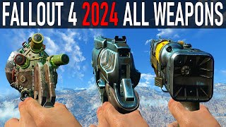 FALLOUT 4  All Weapons Showcase 2024 [upl. by Neersin]