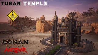 Conan Exiles Turan Temple Speed Build No Mods [upl. by Matless222]