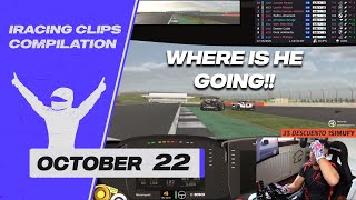 October 22  iRacing Clips Compilation [upl. by Atiner]