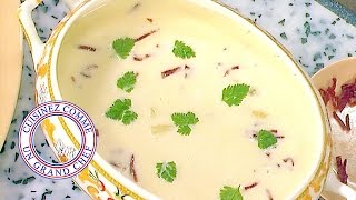 Recette crème dasperges par F Mischler [upl. by Ayahsal]