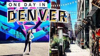 DENVER Colorado ONE DAY Travel Guide  BEST Things to Do Eat amp See [upl. by Leuas302]