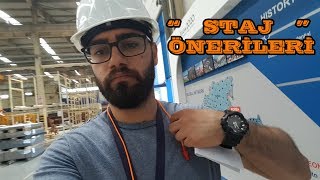 Mühendislik Stajı Önerileri  İzmit Vlog [upl. by Ardnnek]