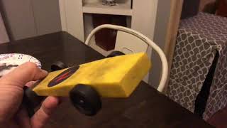 How NOT to build a Pinewood Derby car  FAIL [upl. by Dotson]