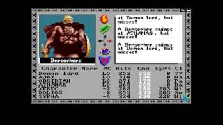 The Bards Tale 4x 99 Berserkers Amiga [upl. by Aihsenal497]