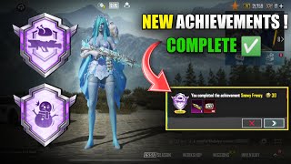 😵BGMI All New Hidden Achivement  BGMI 29 All Achivement  Complete The Snowball Blaster Conqueror [upl. by Noraha]