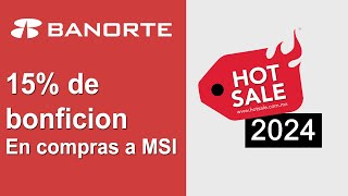 Con Banorte llega a tus metas este Hot Sale 🔥 [upl. by Ylro444]