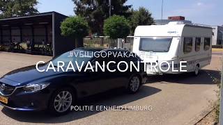 Politie controleert caravans voor veilige zomervakantie reis [upl. by Azer399]