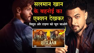 Aayush Sharma The New Action Hero In The House  Ruslaan Movie Teaser Review Reaction  ruslaan [upl. by Otrevire]