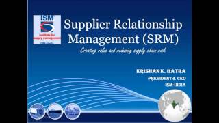 Webinar on Supplier Relationship Management [upl. by Ignatzia240]