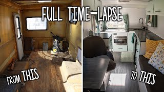 Complete RV Renovation Start to Finish Timelapse [upl. by Anib]