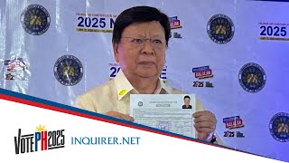 Rodante Marcoleta formalizes Senate bid [upl. by Kris102]