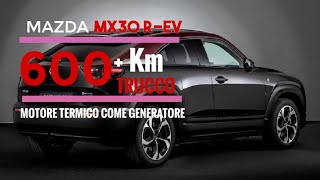 Nuova Mazda MX30 eSkyActive REV 2023 autonomia 600 km [upl. by Aivalf]