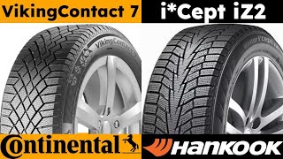 Continental VikingContact 7 vs Hankook Winter iCept iZ2 [upl. by Kevin]