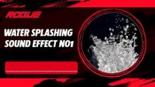 Royalty Free Water Splashing Sound Effect No001 for Content Creators [upl. by Goran]