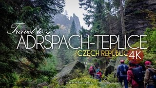 Travel to AdršpachTeplice Rocks Czech Republic in 4K [upl. by Nan]