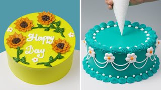 Stunning Cake Decorating Technique Like a Pro  Most Satisfying Chocolate Cake Decorating Ideas [upl. by Chapen]