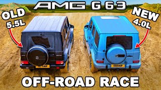 New G63 v Old G63 OFFROAD RACE [upl. by Yrtsed]