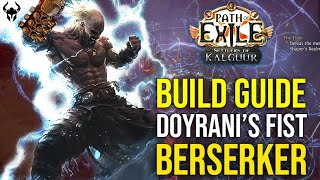 FULL SCREEN AOE Doryanis Proto Fist Build Guide NONMETA  PoE 325 Settlers of Kalguur [upl. by Ponzo]