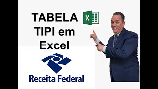 TABELA TIPI EM EXCEL  Direto da RFB  atualizada [upl. by Inahpets]