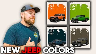 NEW 2025 Jeep Colors  Jeep News September [upl. by Anitnegra]