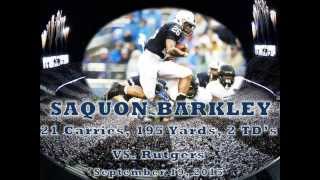 Saquon Barkley Highlights Penn St vs Rutgers 9192015 [upl. by Nothgiel]