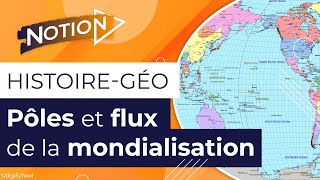 Croquis de géographie  Pôles et flux de la mondialisation [upl. by Eidnar]