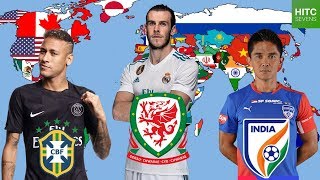 Best Footballer From EVERY Country on Earth [upl. by Nevur355]