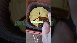 Durian mooncake yummy durianmooncake asmr yummy sweet shorts short video [upl. by Eneryc]