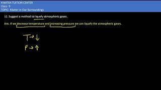 12 Suggest a method to liquefy atmospheric gases [upl. by Coplin459]