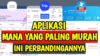 Perbandingan Harga Tiket Pesawat dari Aplikasi Agoda Traveloka Tripcom Mana yang Paling murah [upl. by Philipp]