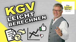 KGV berechnen Aktienkurse richtig bewerten mit dem KursGewinnVerhältnis [upl. by Reis]