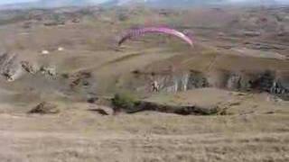 Paraglider crash deep stall [upl. by Stephana346]